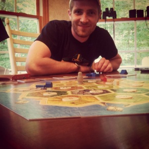 We played LOTS of Settlers of Catan at our Retreat!