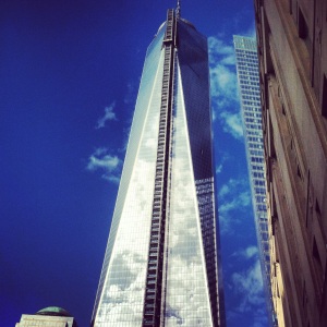 The Freedom tower at Ground zero.