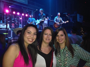 My mom, best friend, and I at the concert!